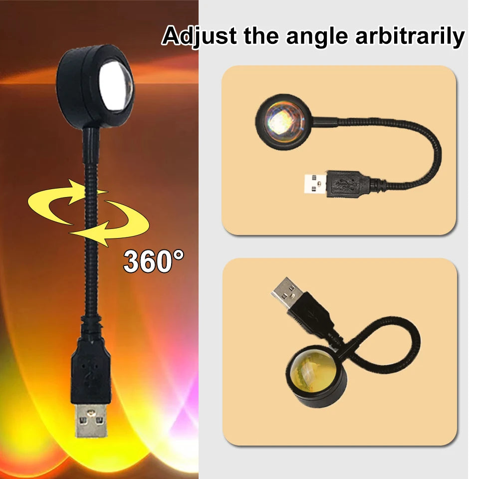 Lámpara de Puesta de Sol LED